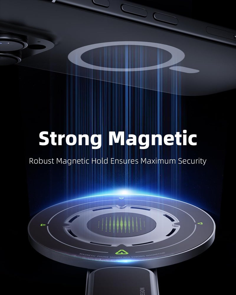 TODI for MagSafe Phone Grip Stand, 3-in-1 Magnetic Finger Ring Holder with Double-Sided Magnet, Fidget Toy Design, Magnetic Phone Stand for iPhone 16/15/14/13/12 Series - Image 4